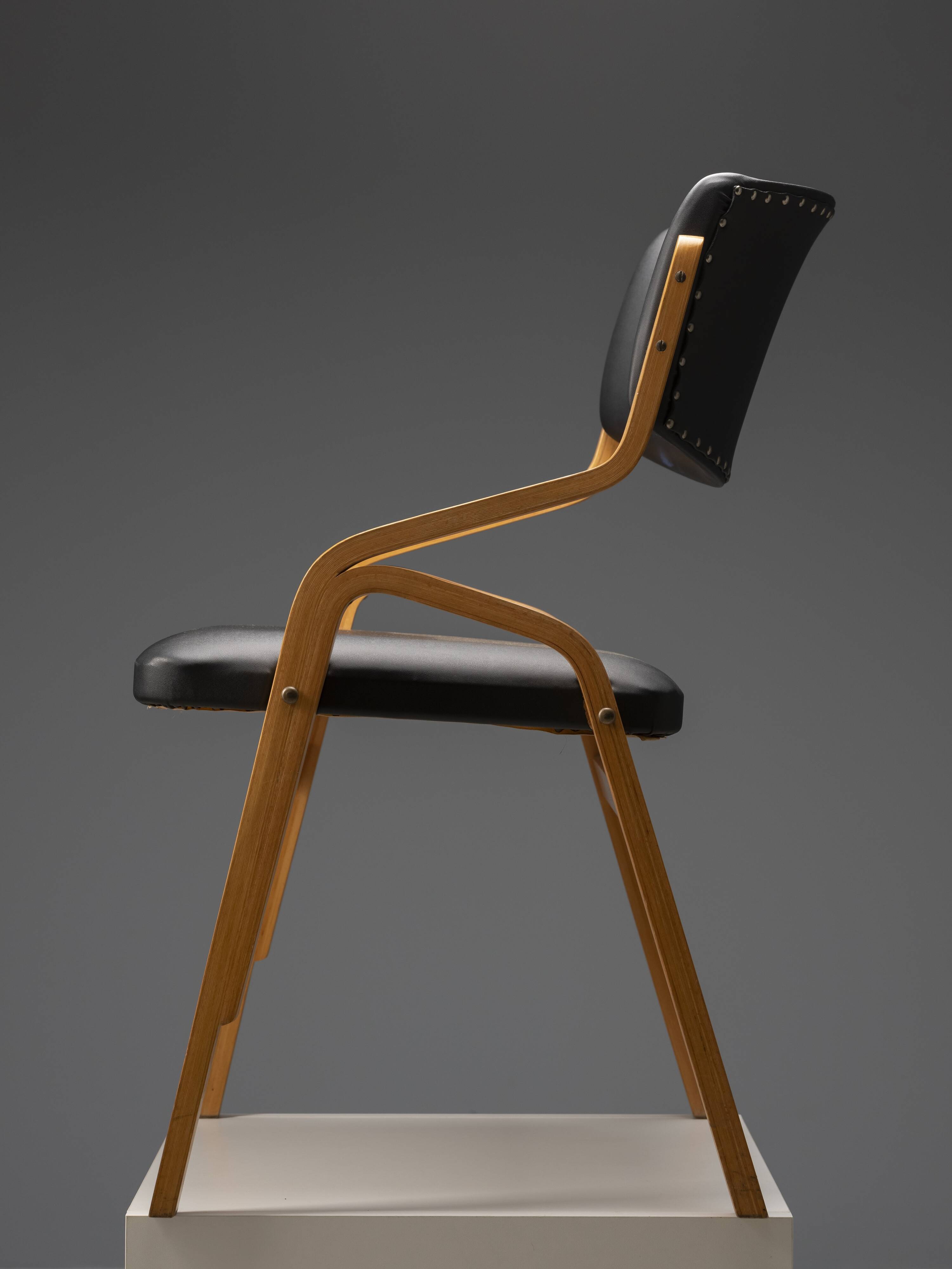 Set of 12 chairs, Ludvík Volák, 1960s–1970s, Czechoslovakia