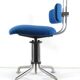 Chaise de bureau Gispen vintage bleue des années 1930