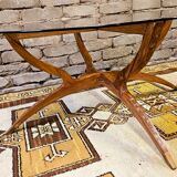 Vintage 1960s spider leg coffee table