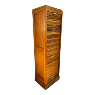 Vintage curtain binder in solid wood and light oak veneer