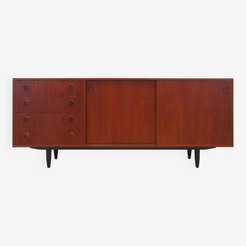 Buffet en teck, design danois, années 1970, production : Danemark