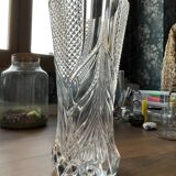 Massive vase Crystal d'Arques-Durand, series "Royale" (1950, France)