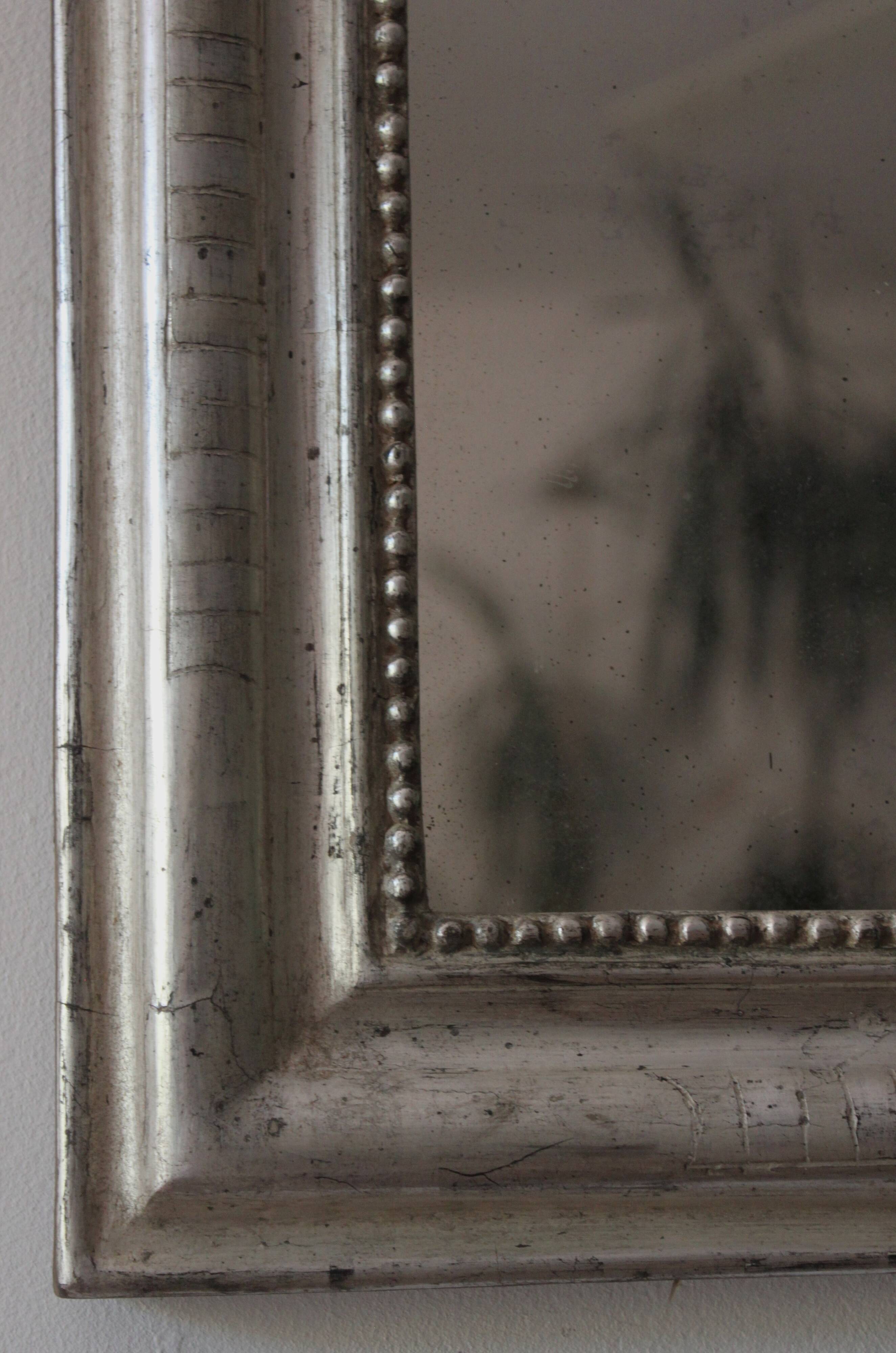 Silver Louis Philippe mirror