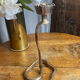 Cobra candlestick in brass
