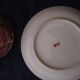 4 Japanese tea cups with saucer with empress in lithophany