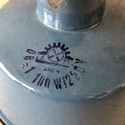 Vintage industrial factory ceiling lamp from wikasy a23, 1960s