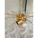 Murano Glass Virgola Chandelier in Venini Style, Multicolor