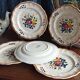 5 flat earthenware plates from Longchamp - Mistral
