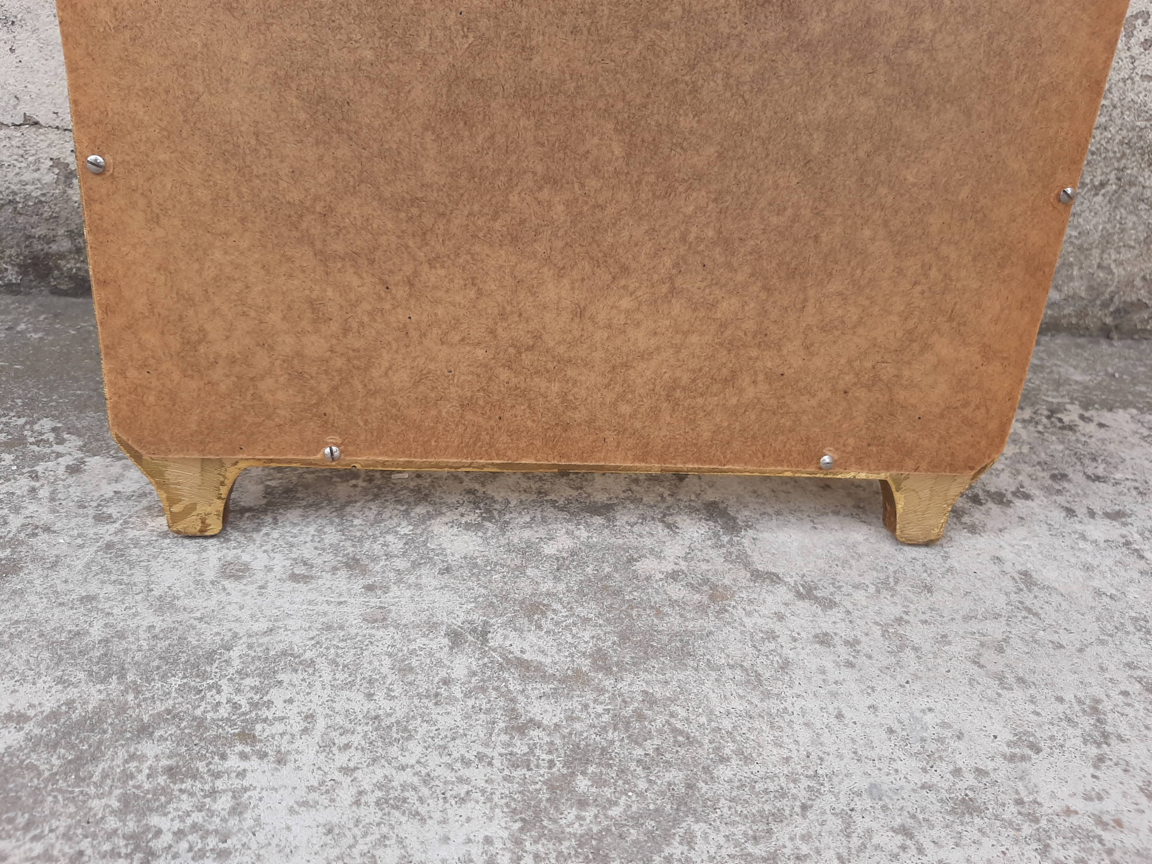 Miroir style Louis XV doré - 100x33