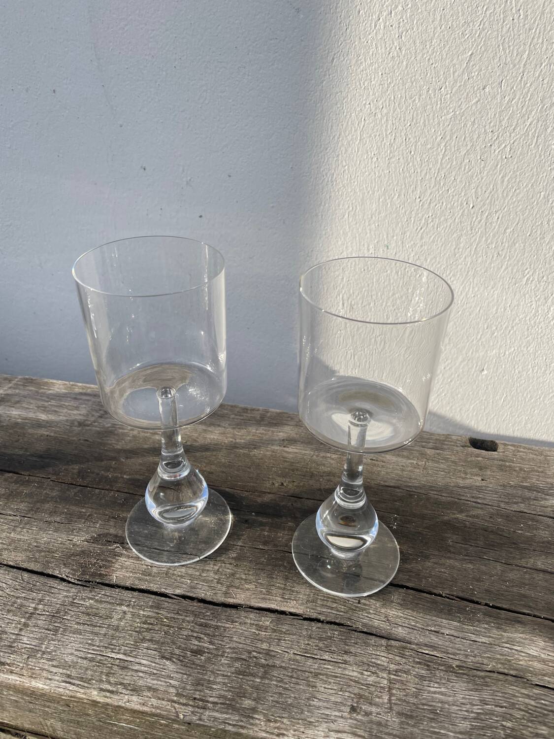 Verres à pied en cristal Baccarat