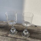 Verres à pied en cristal Baccarat