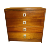 Teak chest of drawers