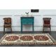 1970s Vintage Turkish Oushak Handmade Wool Cotton Beige Area Rug 158x326