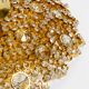 Gorgeous large 1970s Palwa brass ceiling or wall lamp with faceted crystal