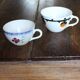 Cups Marylou Digoin Sarreguemines Barcarolle Badonviller orange black art