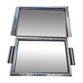 2 plateaux miroirs