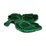 Large empty green leaf pocket Vallauris