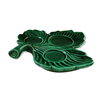 Grande feuille verte vide poche Vallauris