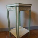 Art Deco painted wooden side table - 1930s