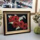 Antique painting bouquet of flowers still life oil painting
