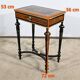 Small Living Room Table in Rosewood and Amboyna Burl, Louis XVI style, Napoleon III period – Mili