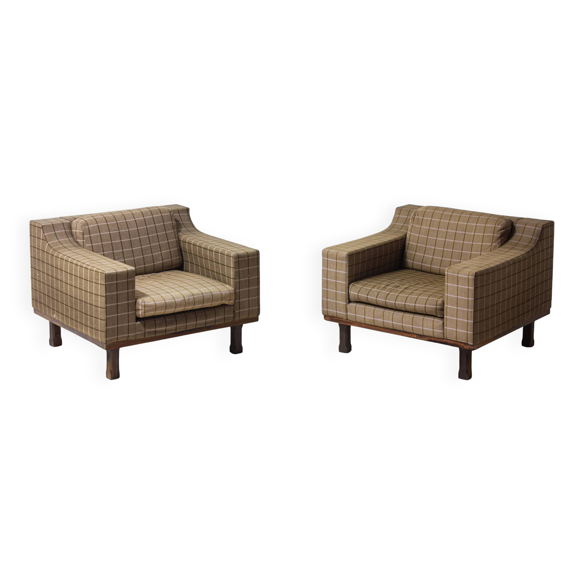 Set of club lounge chairs by Dino Cavalli, 1970s