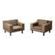 Set of club lounge chairs by Dino Cavalli, 1970s