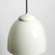 Beautiful large original Mid Century Bauhaus opal glass ceiling lamp