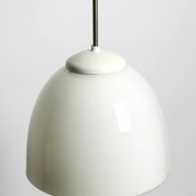 Beautiful large original Mid Century Bauhaus opal glass ceiling lamp