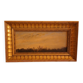 Tableau peinture ecole de barbizon france fin di xixeme