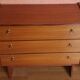 Vintage 3 drawer chest of drawers 1970