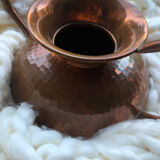 Pot Villedieu in hammered copper