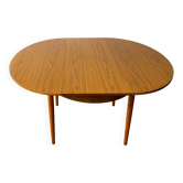 Table à manger extensible Mid-Century Modern des années 1960 par Schrieber Furniture.