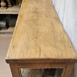 Natural Burmese teak sideboard