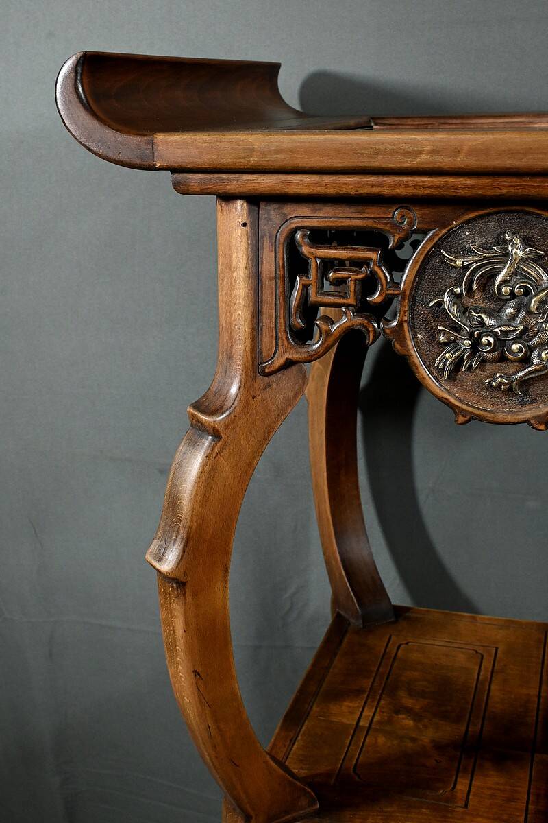 Large Asian Stool in the Viardot style – Late 19th century