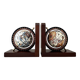 Vintage Bookends – Globe / World Map – Wooden
