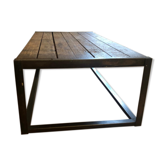 Industrial coffee table