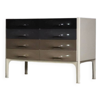 Commode Crédence Raymond Loewy DF 2000 Pour Doubinsky Frères, 1968