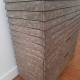 Chest of drawers in genuine shagreen by R&Y Augousti Paris