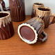 Vintage ceramic service Pol Chambost model Tree – jug and cup
