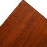 Paire de tables de chevet scandinaves en teck foncé des années 1950