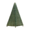 Lampe pyramide en verre empilé 1970