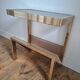 Table d’appoint vintage 23 ct, porte revues design Belgo Chrom