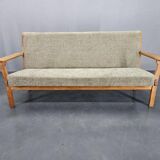 Canapé 3 places par Hans J. Wegner pour Getama, Danemark, années 1960