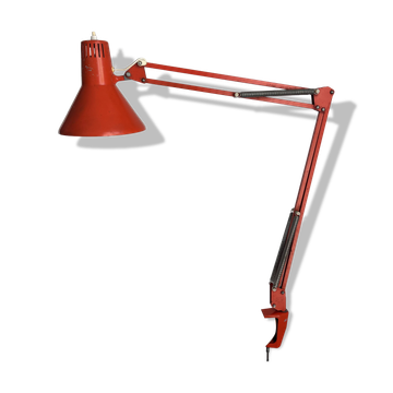Vintage 1970s carrot Twist T1 architect lamp - 65 cm