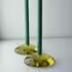 Glass candleholders by Anne Nilsson for Kosta, 2000s, set of 2