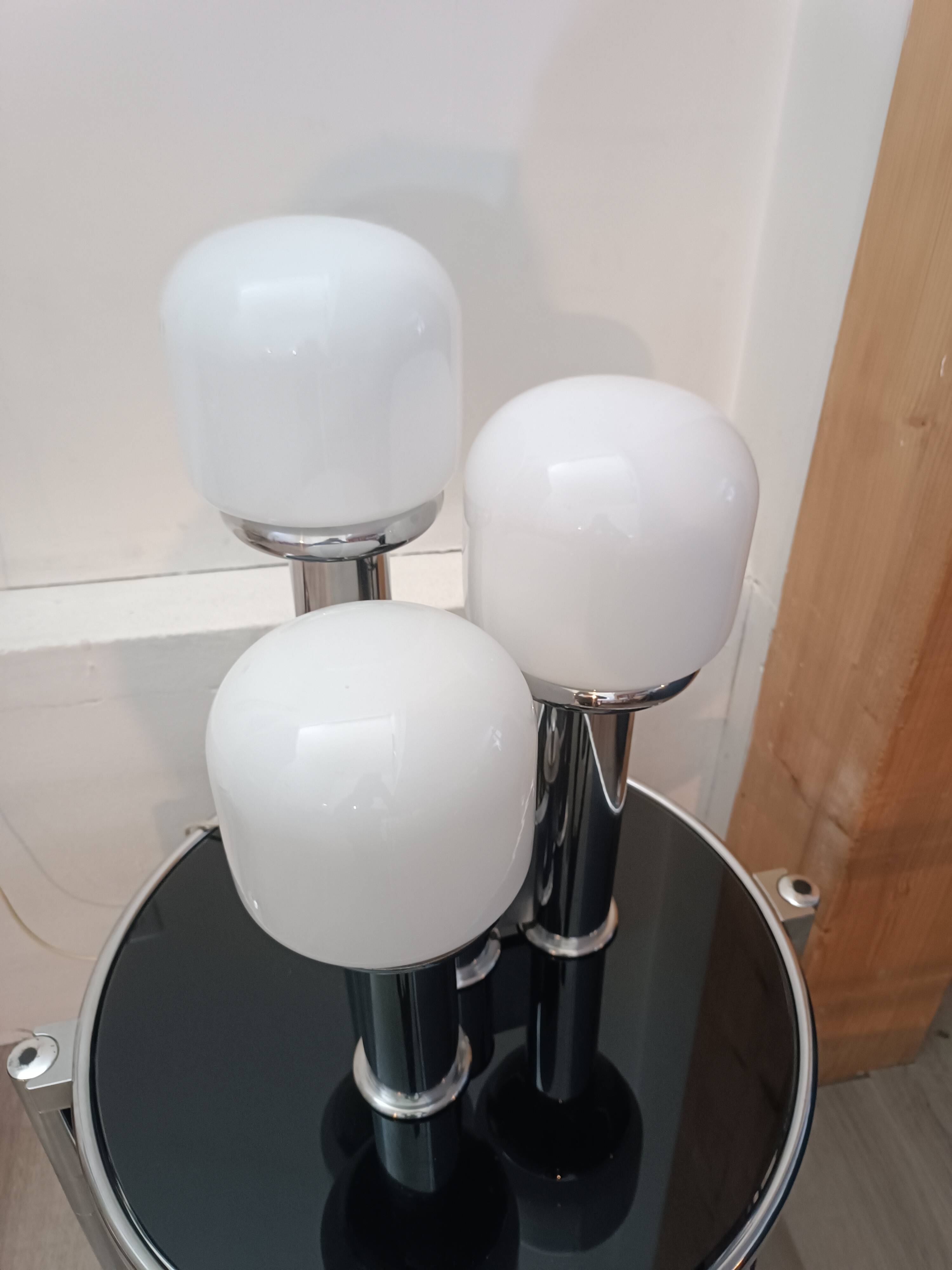 Lampe Space Age Verre De Murano 1970s