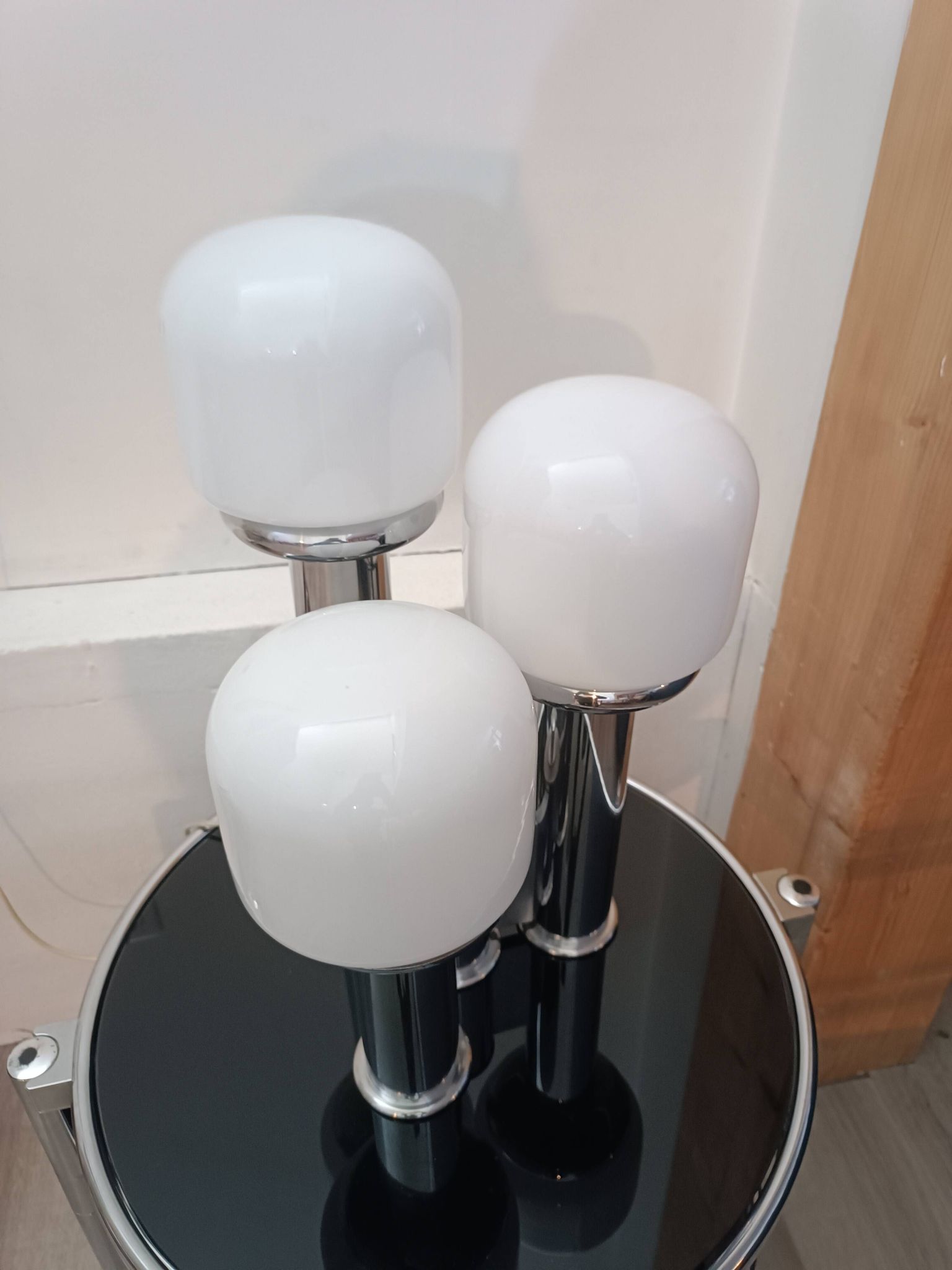Lampe Space Age Verre De Murano 1970s