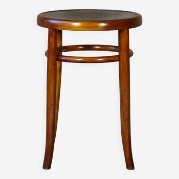 High stool by Fischel 1930 wooden seat