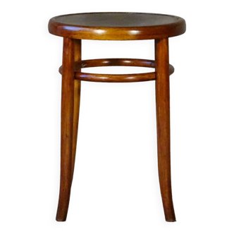 Tabouret haut par Fischel 1930 assise bois